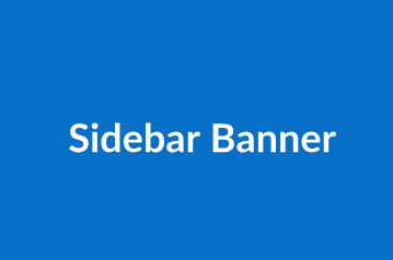 Homepage Sidebar Banner